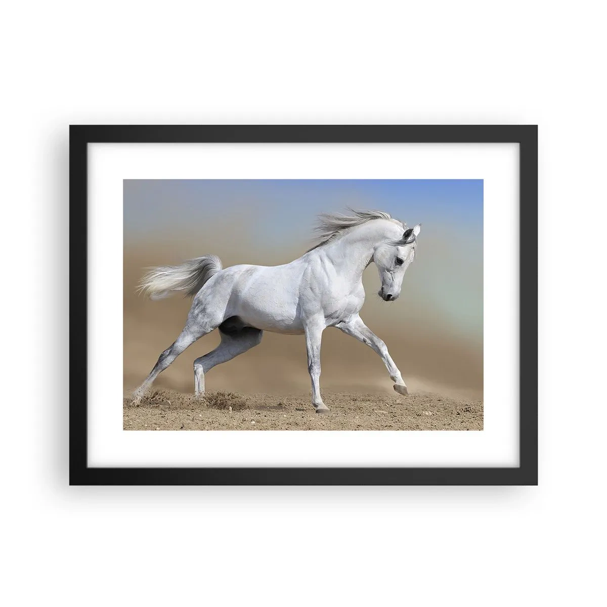 Affiche dans un cadre noir - Poster - Le plus beau conte de fées arabe - 40x30 cm