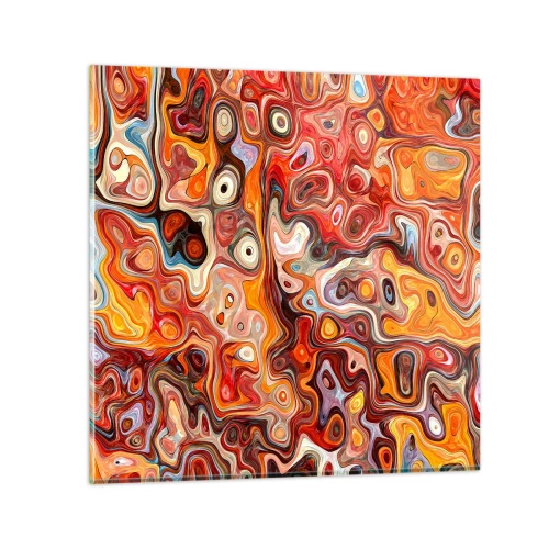 Impression sur verre - Image sur verre - Si les noix fondaient dans du miel - 40x40 cm