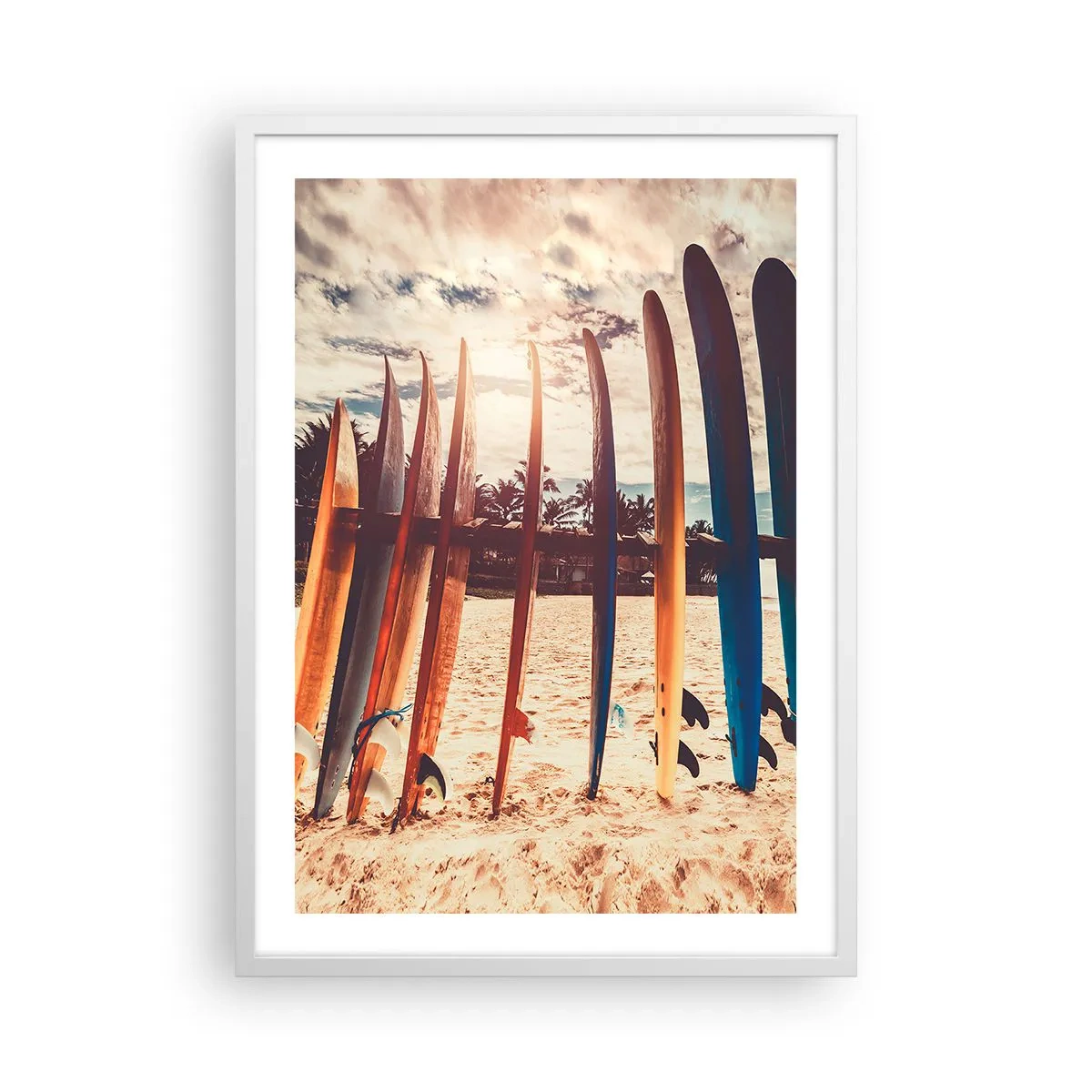 Affiche dans un cadre blanc - Poster - Bonne nuit, à demain - 50x70 cm