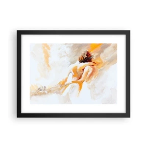 Affiche dans un cadre noir - Poster - Proximité dans le ciel - 40x30 cm