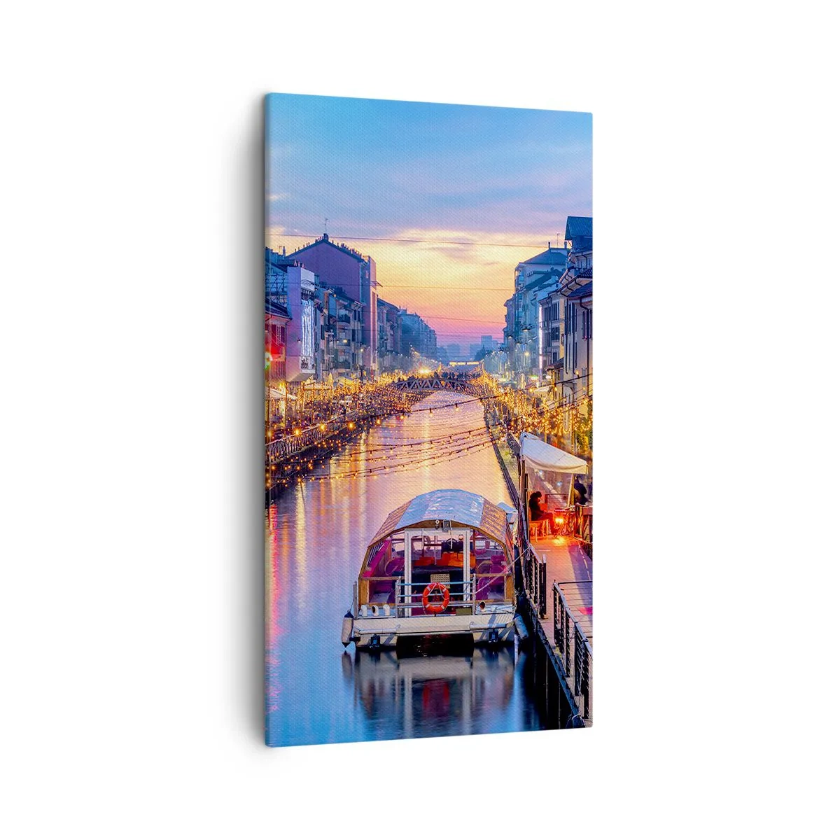 Impression sur toile - Image sur toile - Soirée de lumière et de jeu - 45x80 cm