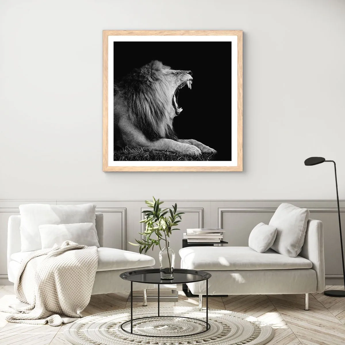 Affiche dans un chêne clair - Poster - Sans aucun doute - 30x30 cm