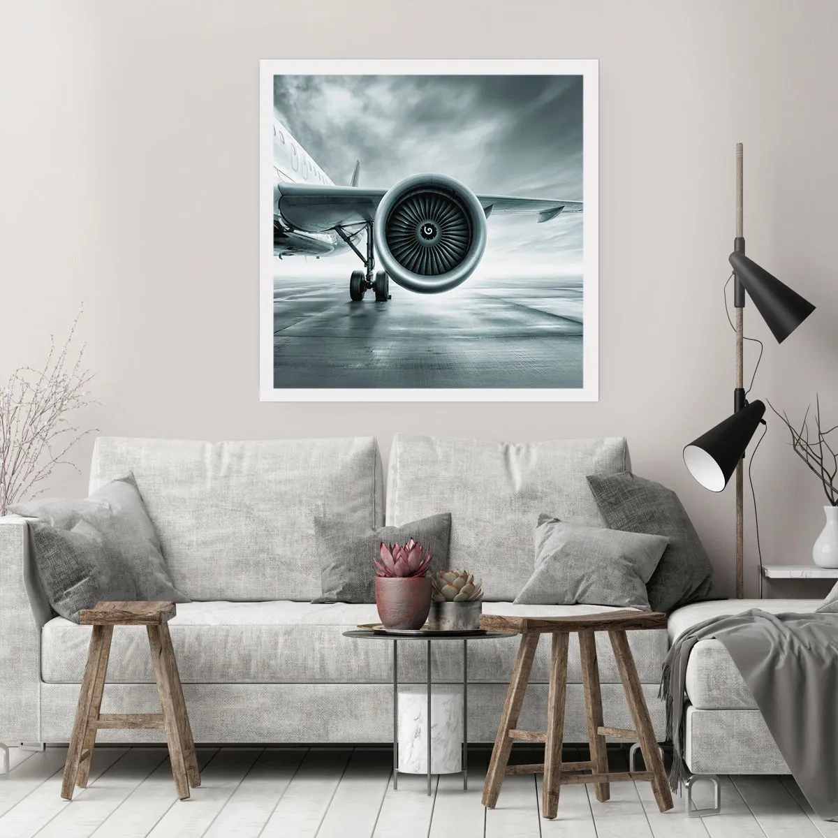Affiche - Poster - Sent la force! - 50x50 cm