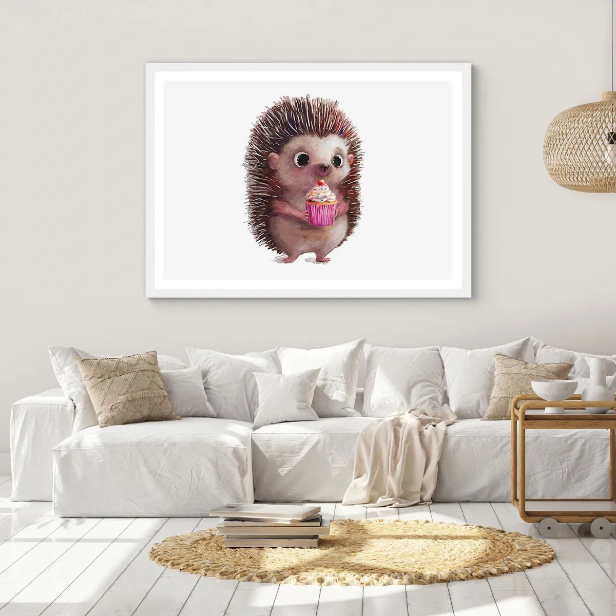 Affiche dans un cadre blanc - Poster - La fête c'est tous les jours - 70x50 cm