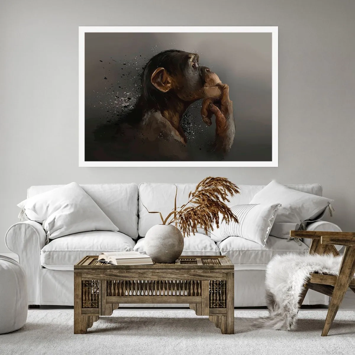 Affiche - Poster - Certainement un penseur - 91x61 cm