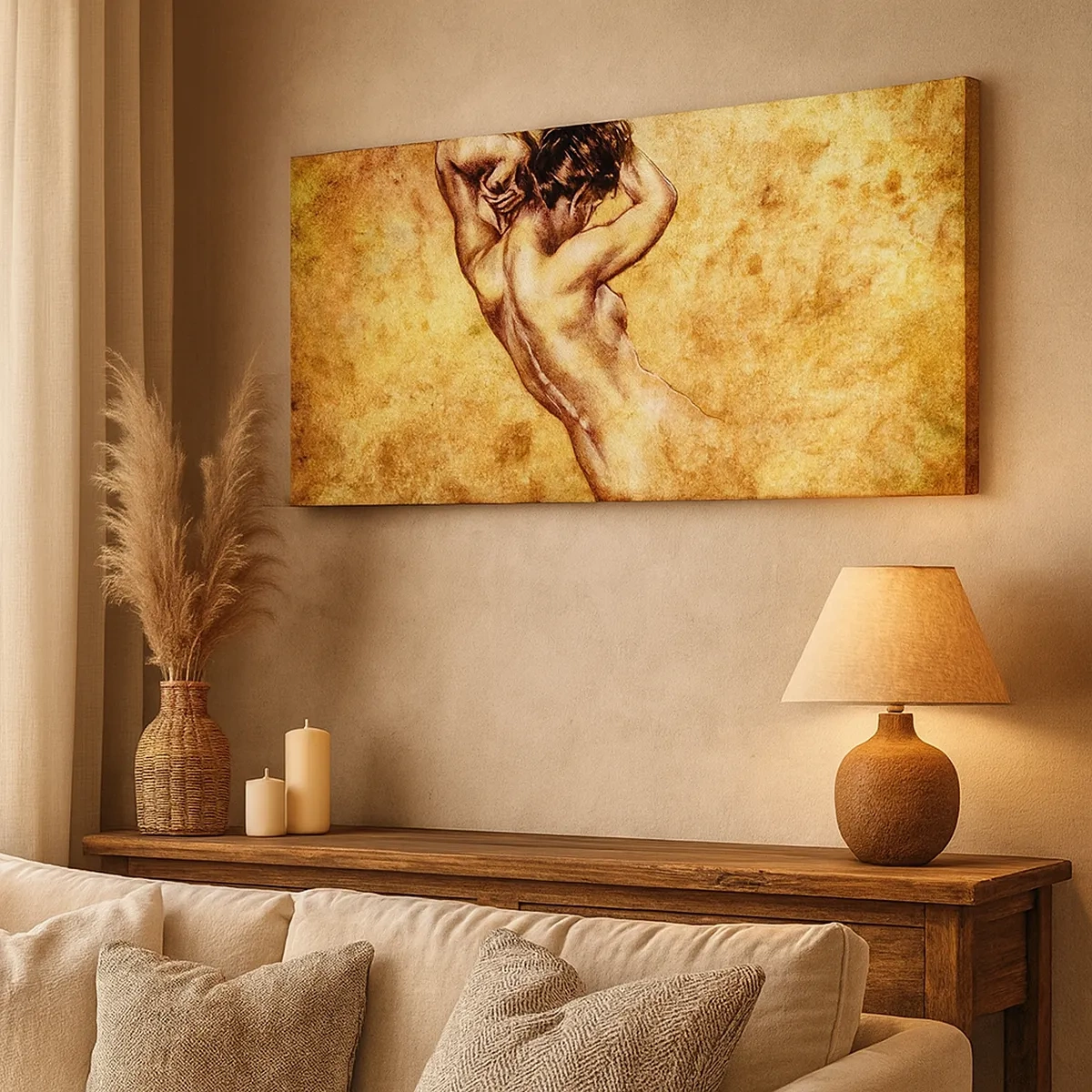 Impression sur toile - Image sur toile - Découverte, mais toujours mystèrieuse - 30x30 cm