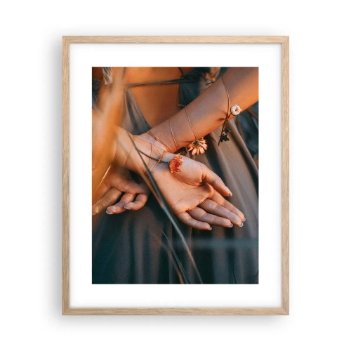 Affiche dans un chêne clair - Poster - Liée à la nature - 40x50 cm