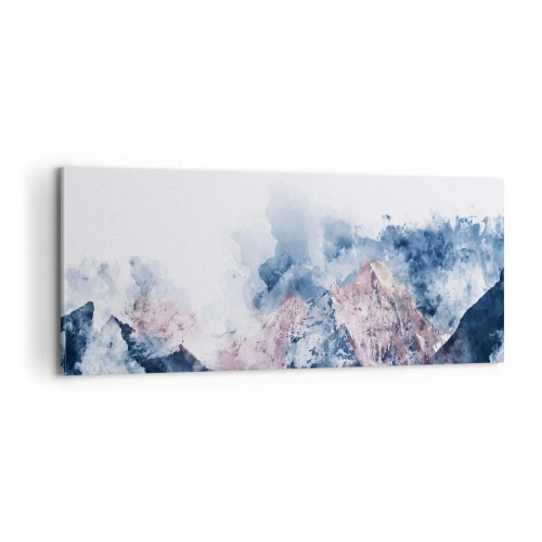 Impression sur toile - Image sur toile - Ce sont des sommets ! - 100x40 cm