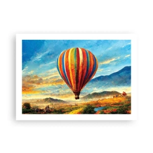 Affiche - Poster - Dans le silence on voit mieux - 70x50 cm