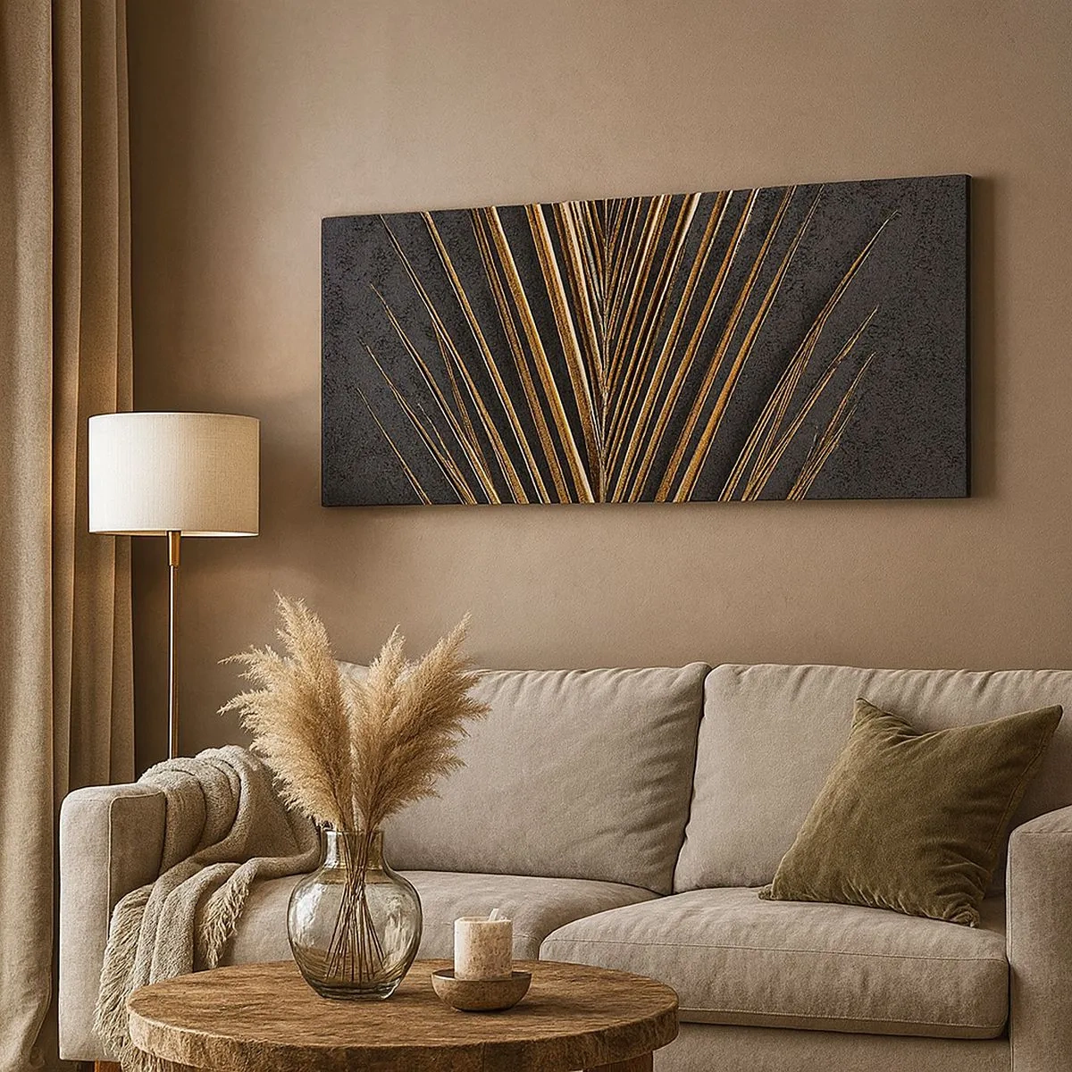 Impression sur toile - Image sur toile - L'or des tropiques - 100x40 cm