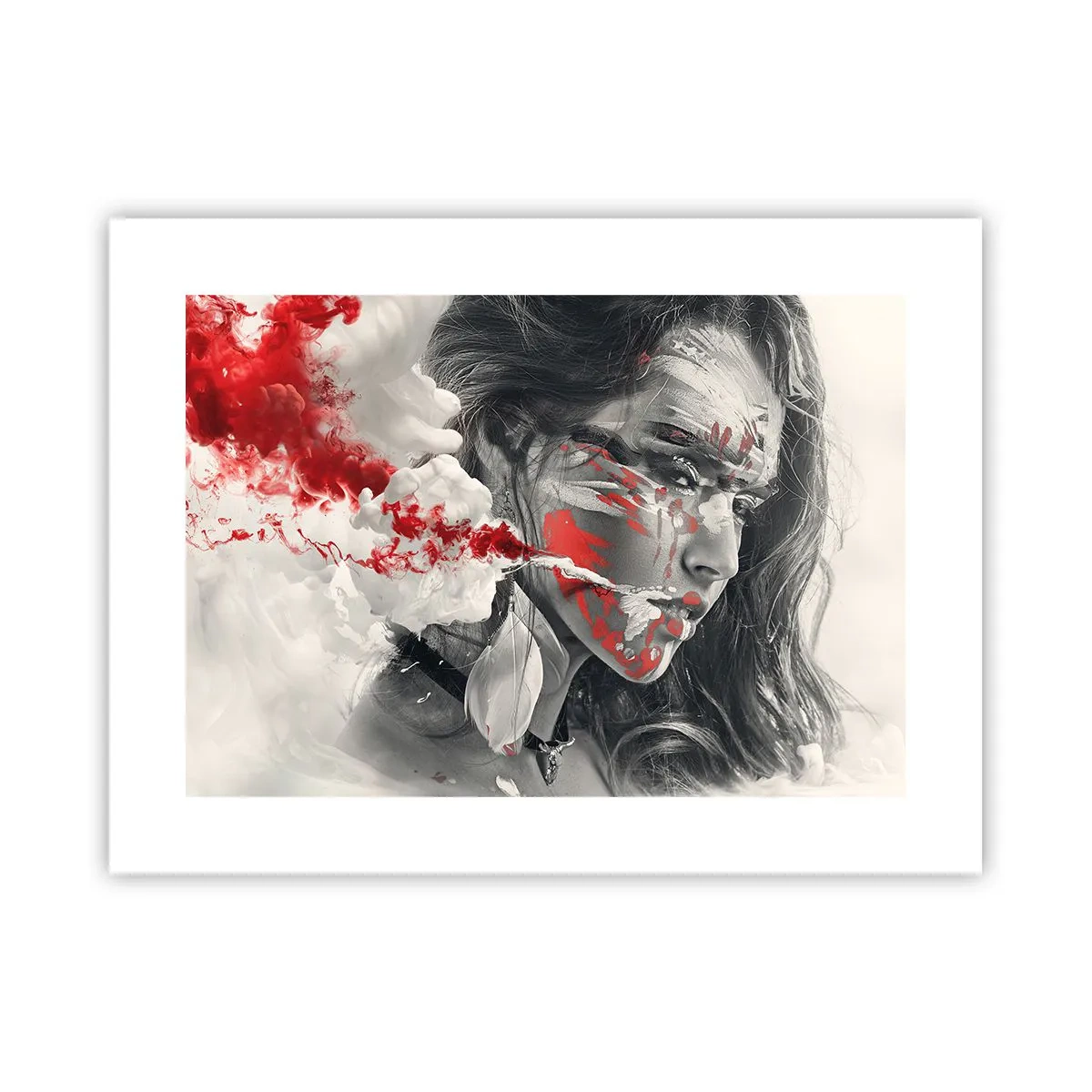 Affiche - Poster - Dans les fumées de l'absurde - 40x30 cm