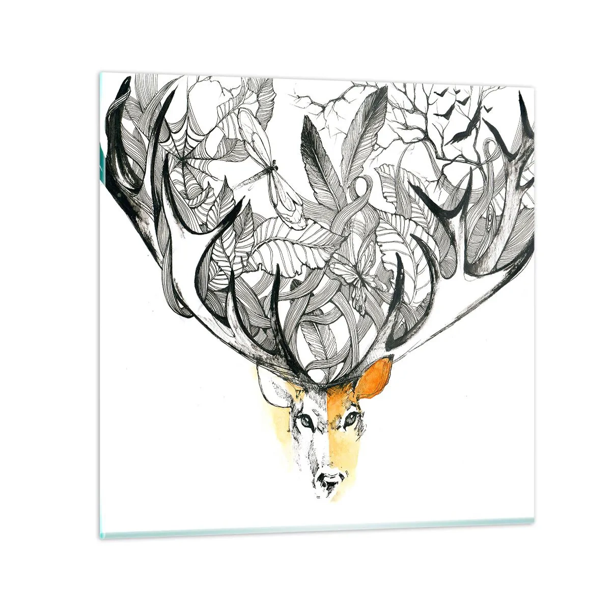 Impression sur verre - Image sur verre - Corne d'abondance - 50x50 cm
