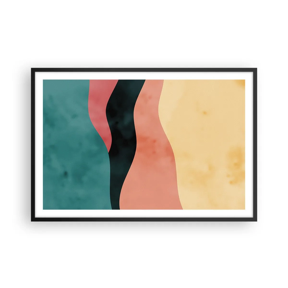 Affiche dans un cadre noir - Poster - Conformité non-conforme - 91x61 cm