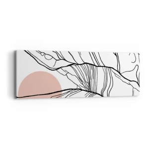 Impression sur toile - Image sur toile - Dans un réseau de brindilles - 90x30 cm