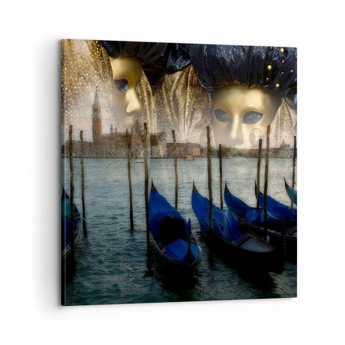 Impression sur toile - Image sur toile - Il est temps de commencer le carnaval - 60x60 cm