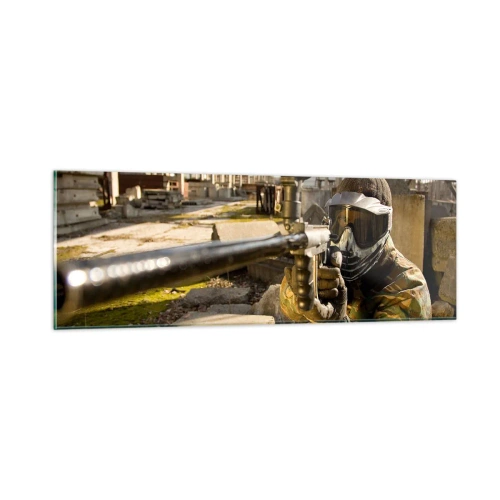 Impression sur verre - Image sur verre - Et vous pouvez devenir un héros - 90x30 cm