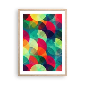 Affiche dans un chêne clair - Poster - Ascension - 50x70 cm