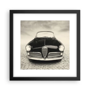 Affiche dans un cadre noir - Poster - Et alors! Tu ne m'aime pas? - 30x30 cm