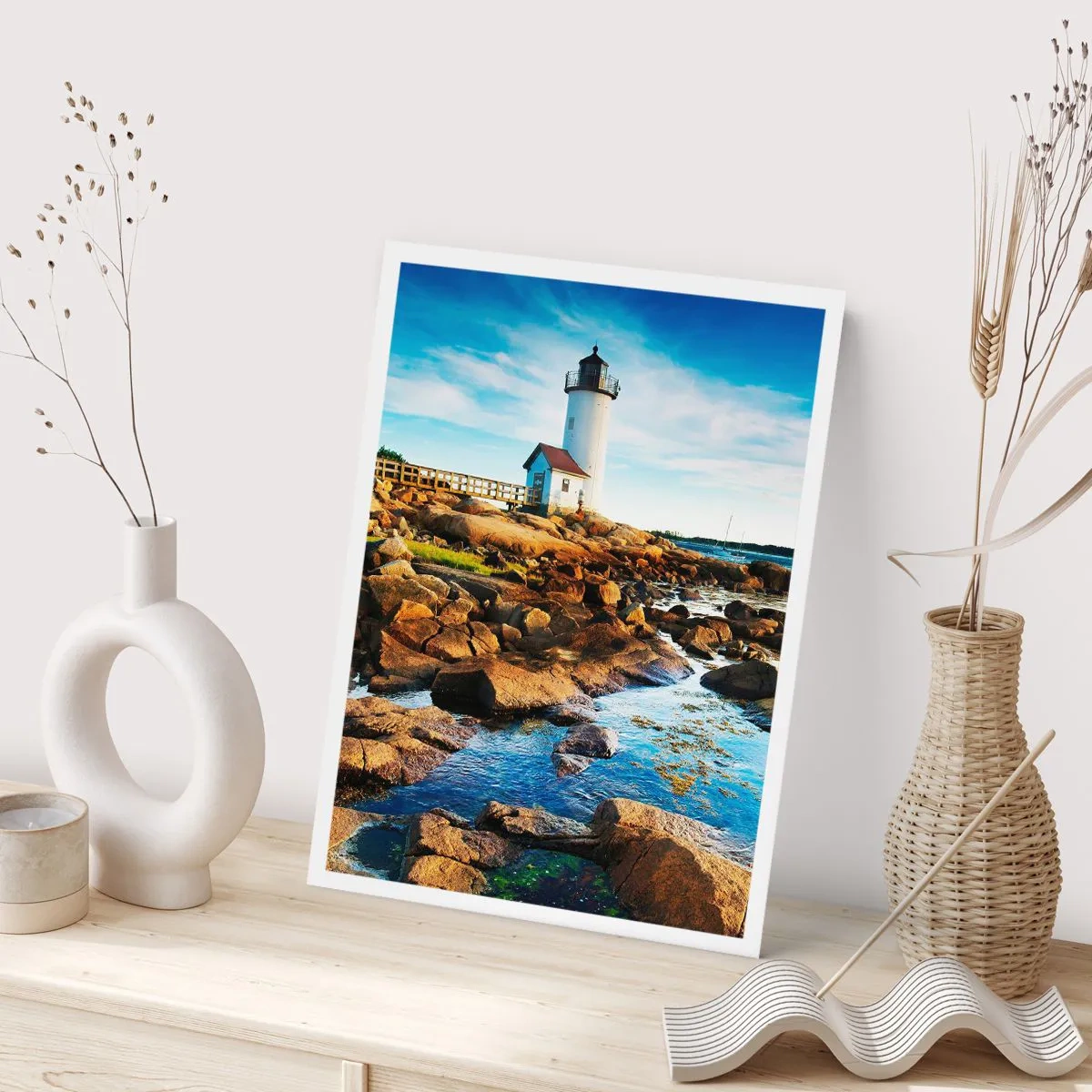 Affiche - Poster - Revenez heureux, j'attends - 40x50 cm