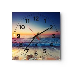 Horloge murale - Pendule murale - Mais quel horizon ? - 30x30 cm