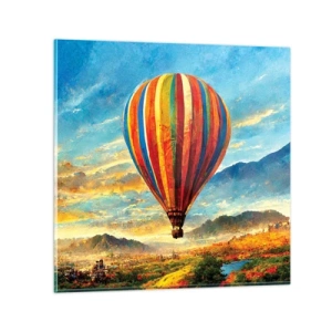 Impression sur verre - Image sur verre - Dans le silence on voit mieux - 40x40 cm