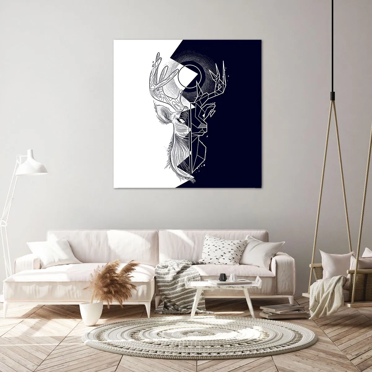 Impression sur toile - Image sur toile - La lutte et l'unité des contraires - 50x50 cm