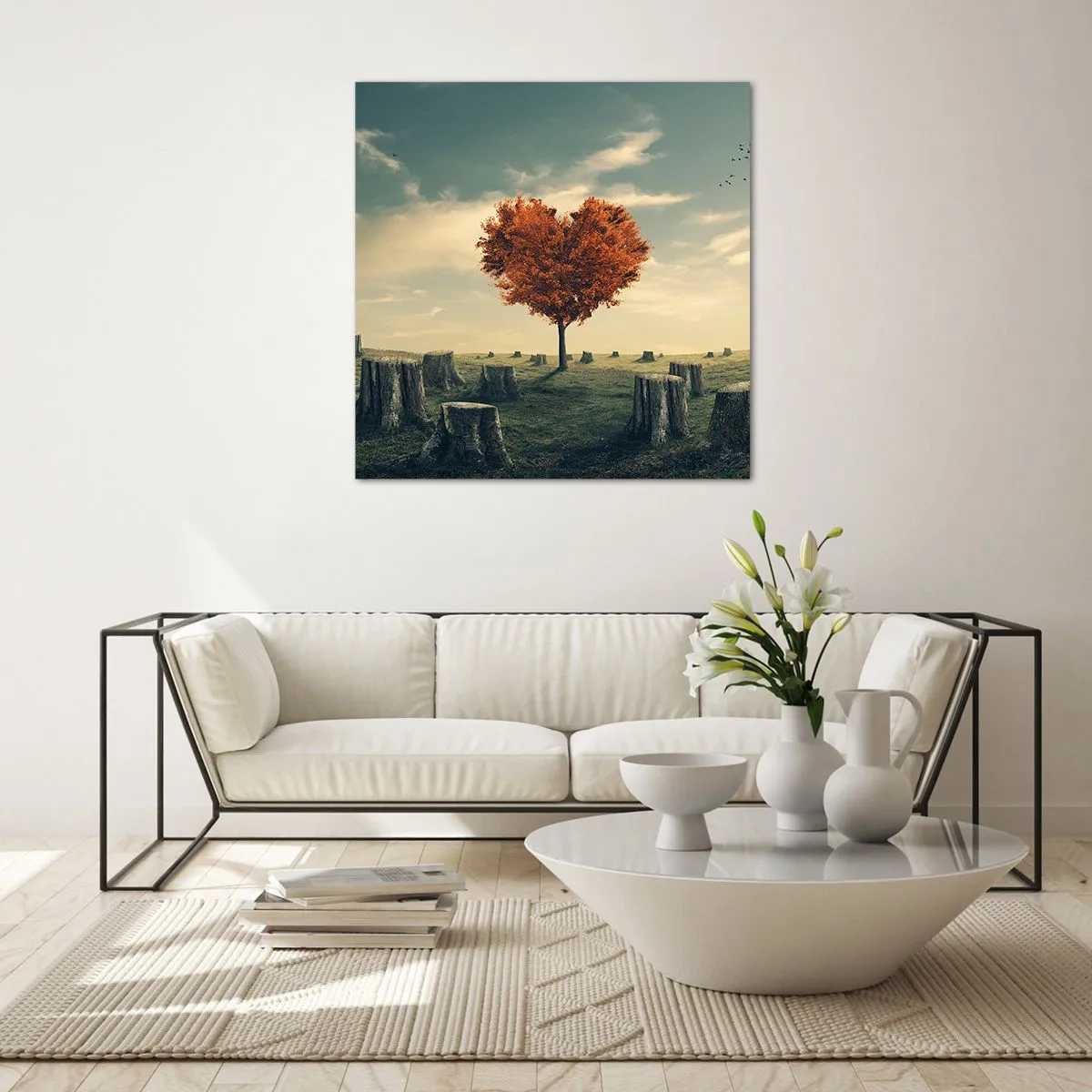 Impression sur verre - Image sur verre - Il y a toujours de l'espoir - 30x30 cm