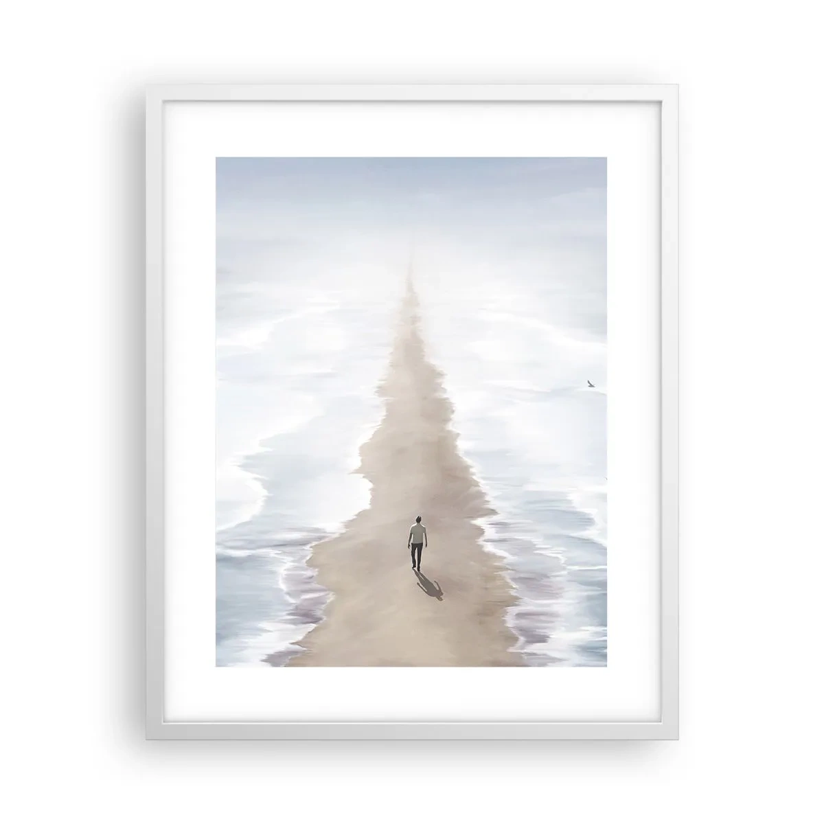 Affiche dans un cadre blanc - Poster - Un brillant avenir - 40x50 cm