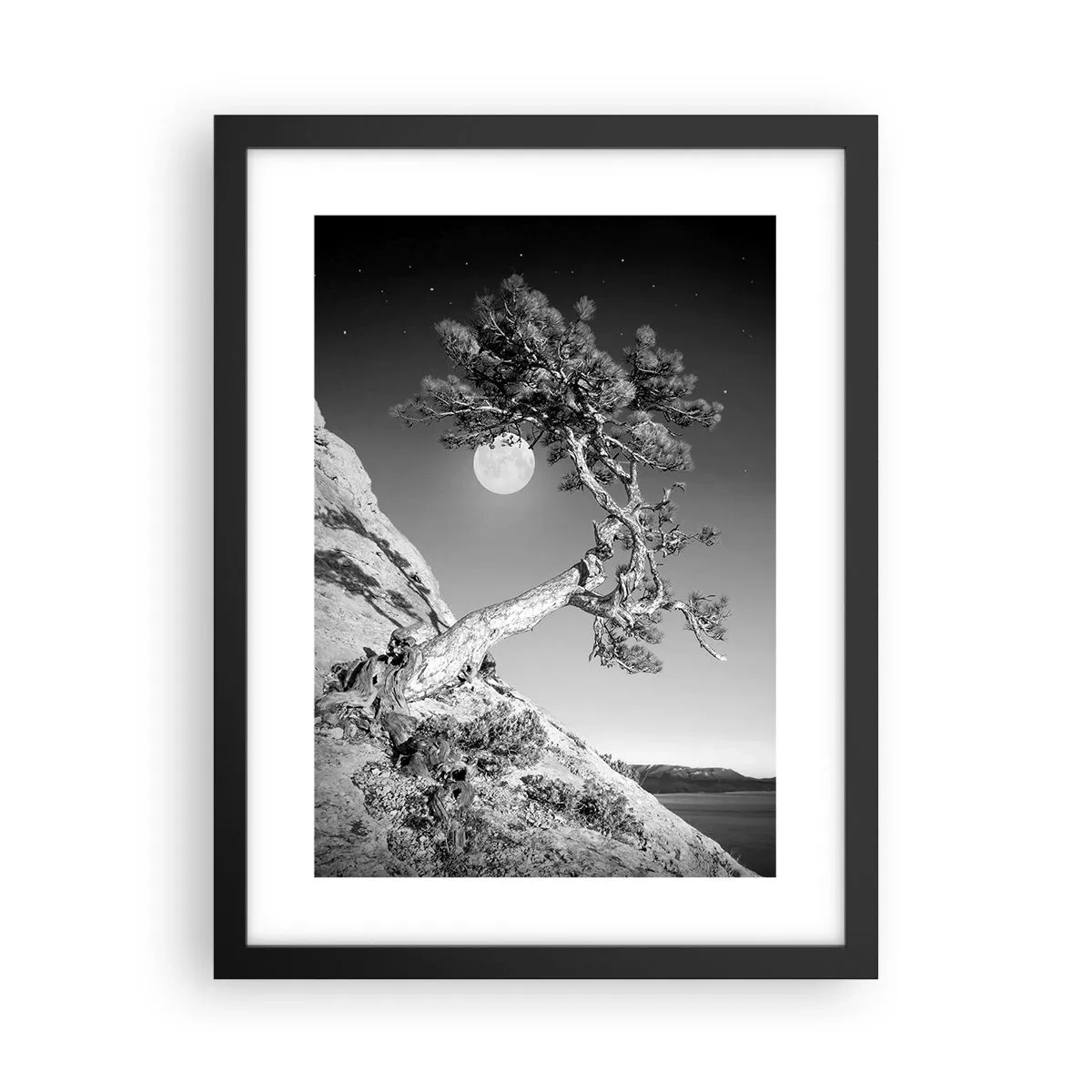 Affiche dans un cadre noir - Poster - Un combattant vainqueur - 30x40 cm