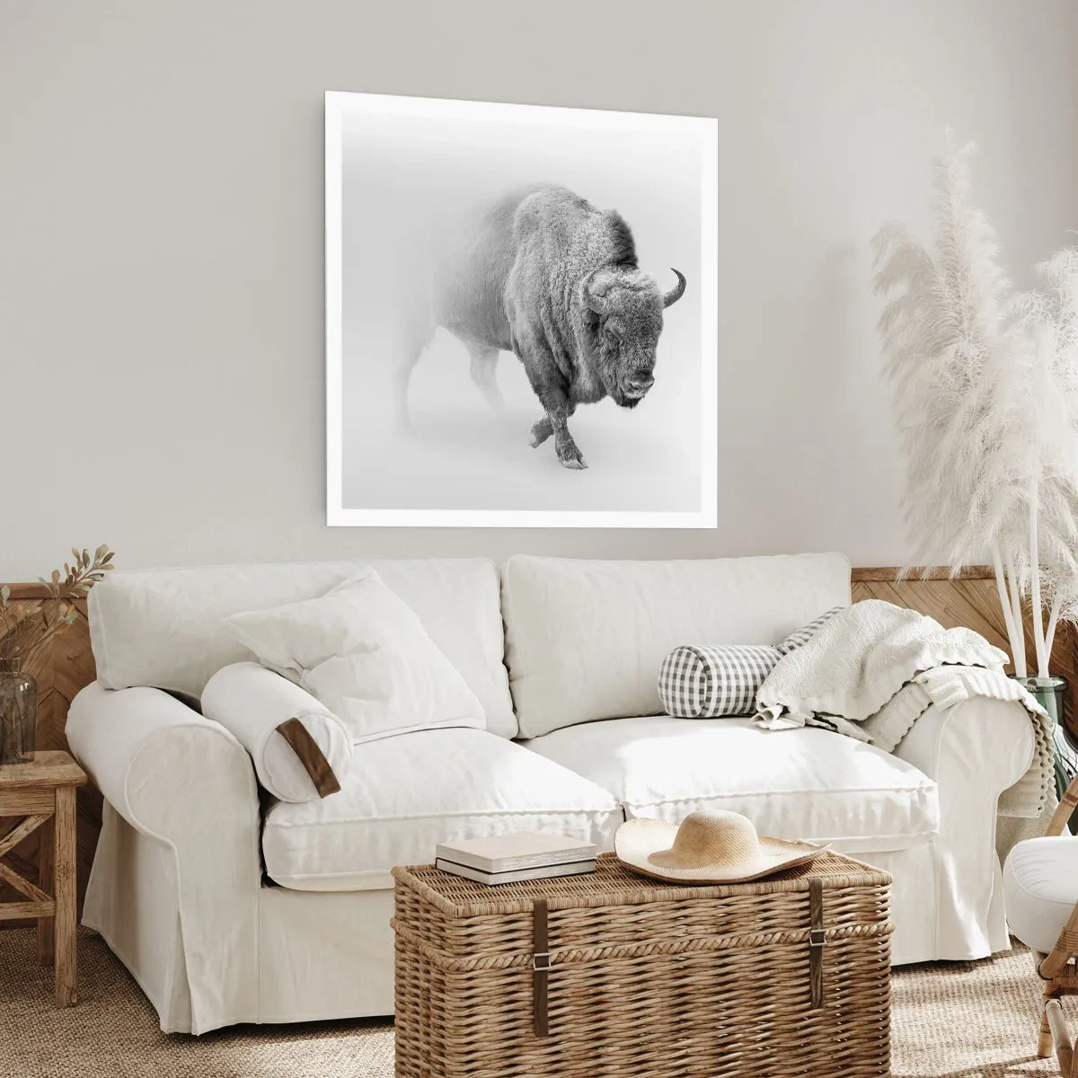 Affiche - Poster - Roi de la prairie - 40x40 cm