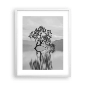 Affiche dans un cadre blanc - Poster - Un tel pays existe - 40x50 cm