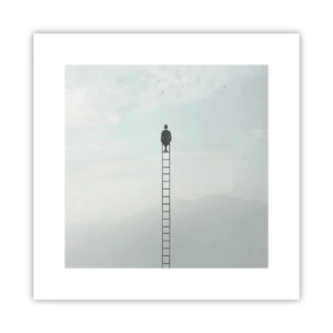 Affiche - Poster - Se soulever au-dessus - 30x30 cm