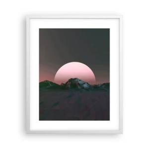 Affiche dans un cadre blanc - Poster - Dans une galaxie voisine - 40x50 cm