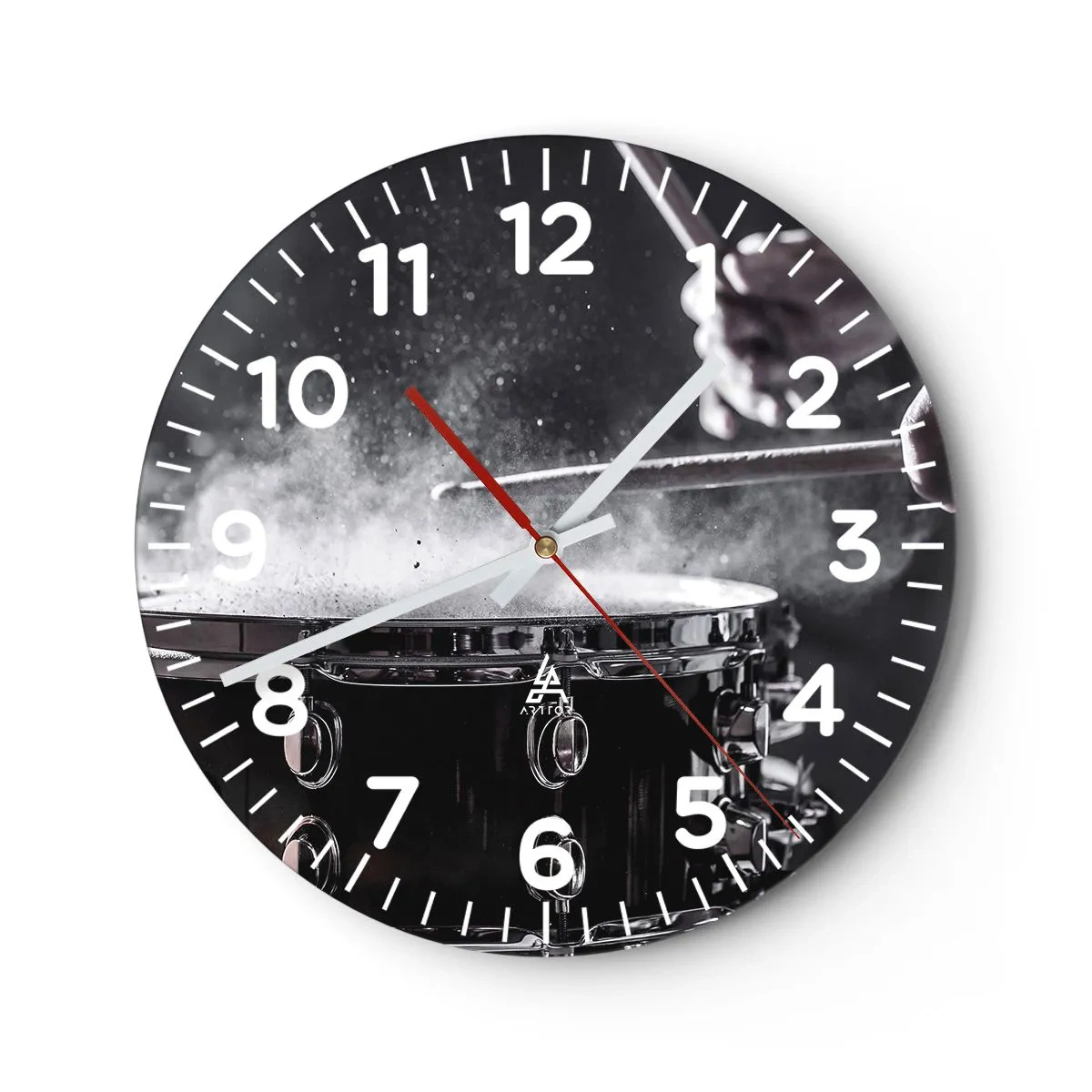 Horloge murale - Pendule murale - Tempo de la musique - 40x40 cm