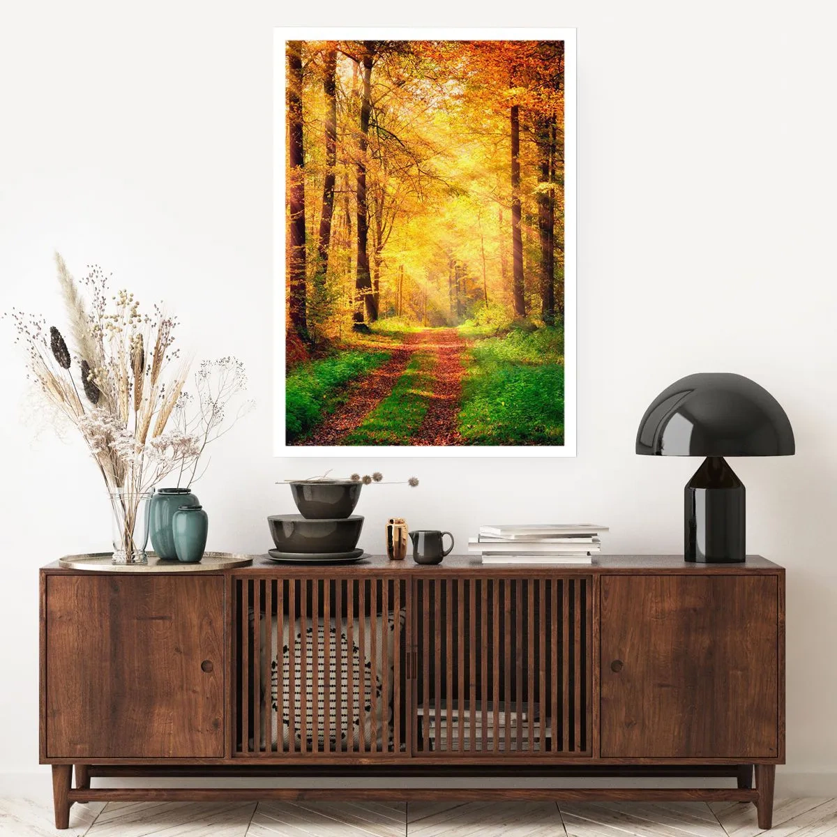Affiche - Poster - Silence d'or en forêt - 70x100 cm