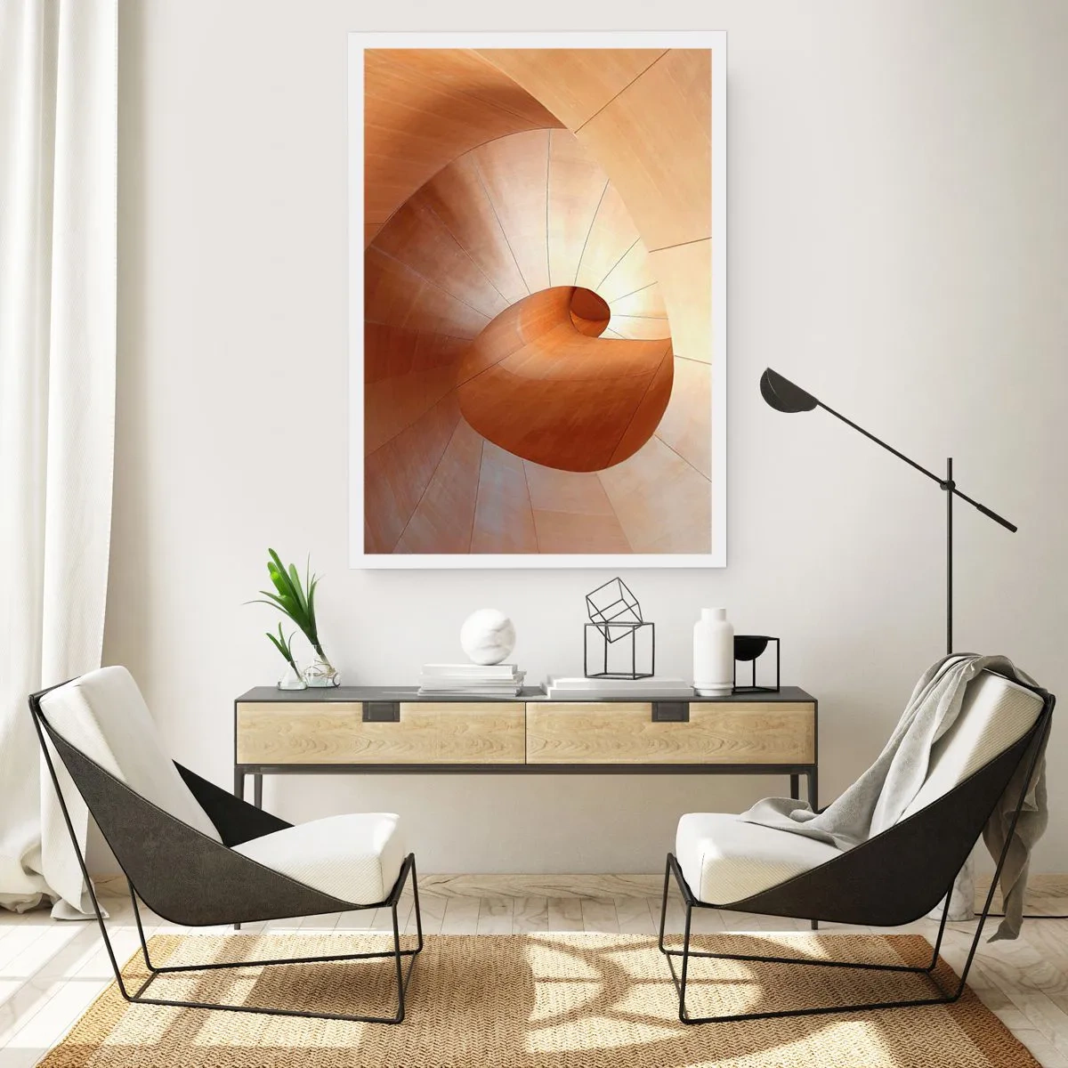 Affiche - Poster - Serpentin architectural - 70x100 cm