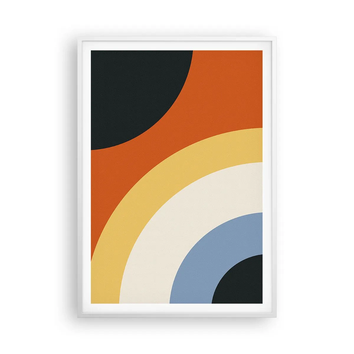 Affiche dans un cadre blanc - Poster - Vers son soi - 70x100 cm