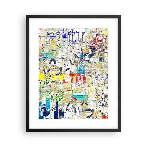 Affiche dans un cadre noir - Poster - Ca fait juste plaisir aux yeux - 40x50 cm