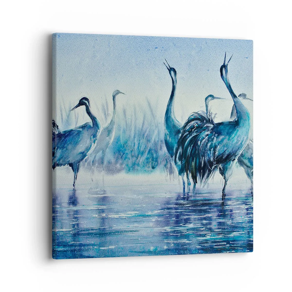 Impression sur toile - Image sur toile - Réunion matinale - 40x40 cm