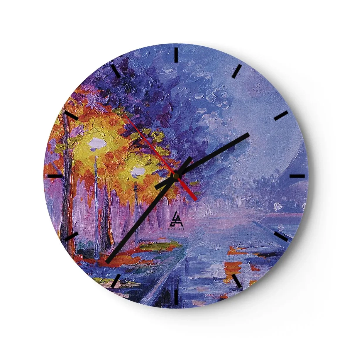 Horloge murale - Pendule murale - Une ballade idéale - 40x40 cm