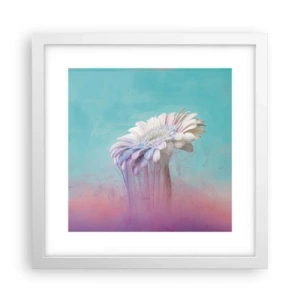 Affiche dans un cadre blanc - Poster - Le monde souterrain des fleurs - 30x30 cm