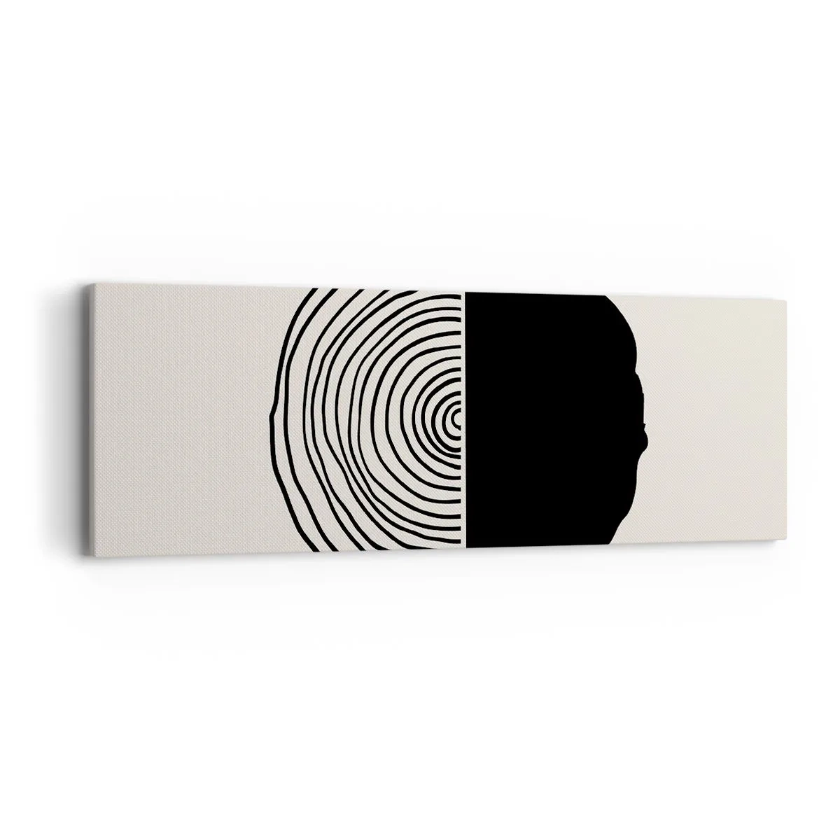 Impression sur toile - Image sur toile - Moitié-moitié - 90x30 cm