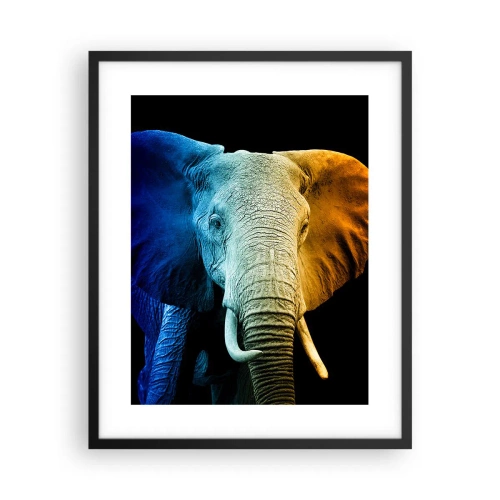 Affiche dans un cadre noir - Poster - Excentrique, pas bizarre - 40x50 cm