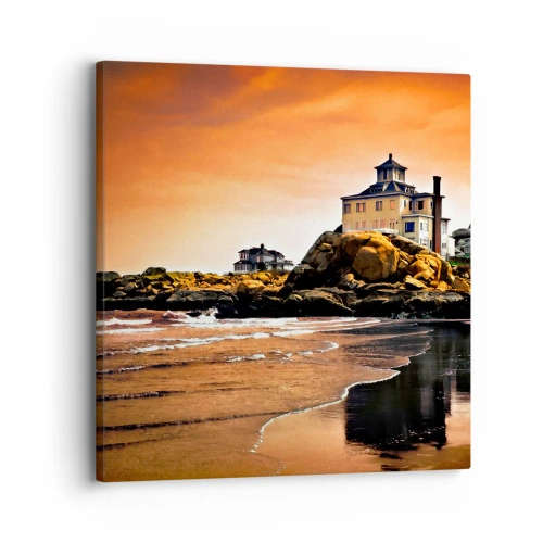 Impression sur toile - Image sur toile - L'élégance de la côte ouest - 30x30 cm