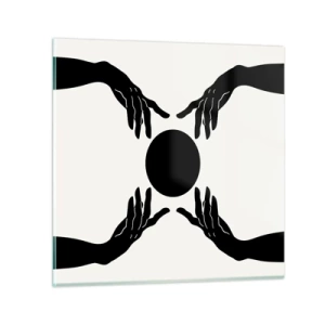 Impression sur verre - Image sur verre - Signe secret - 30x30 cm