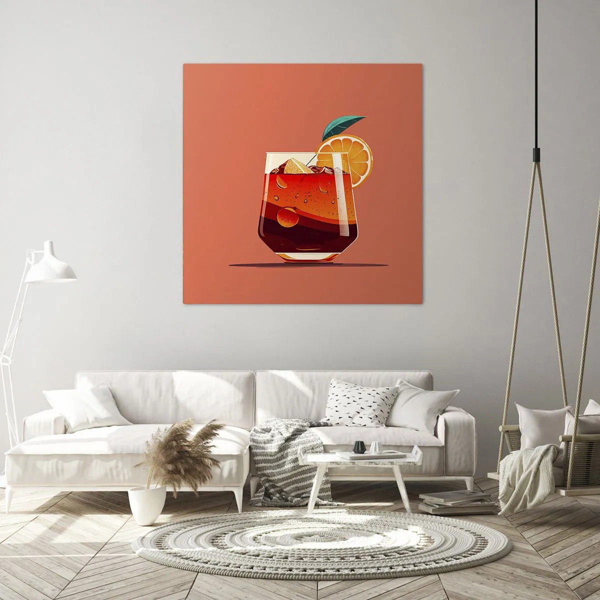 Impression sur toile - Image sur toile - Rafraîchissement d'été - 60x60 cm