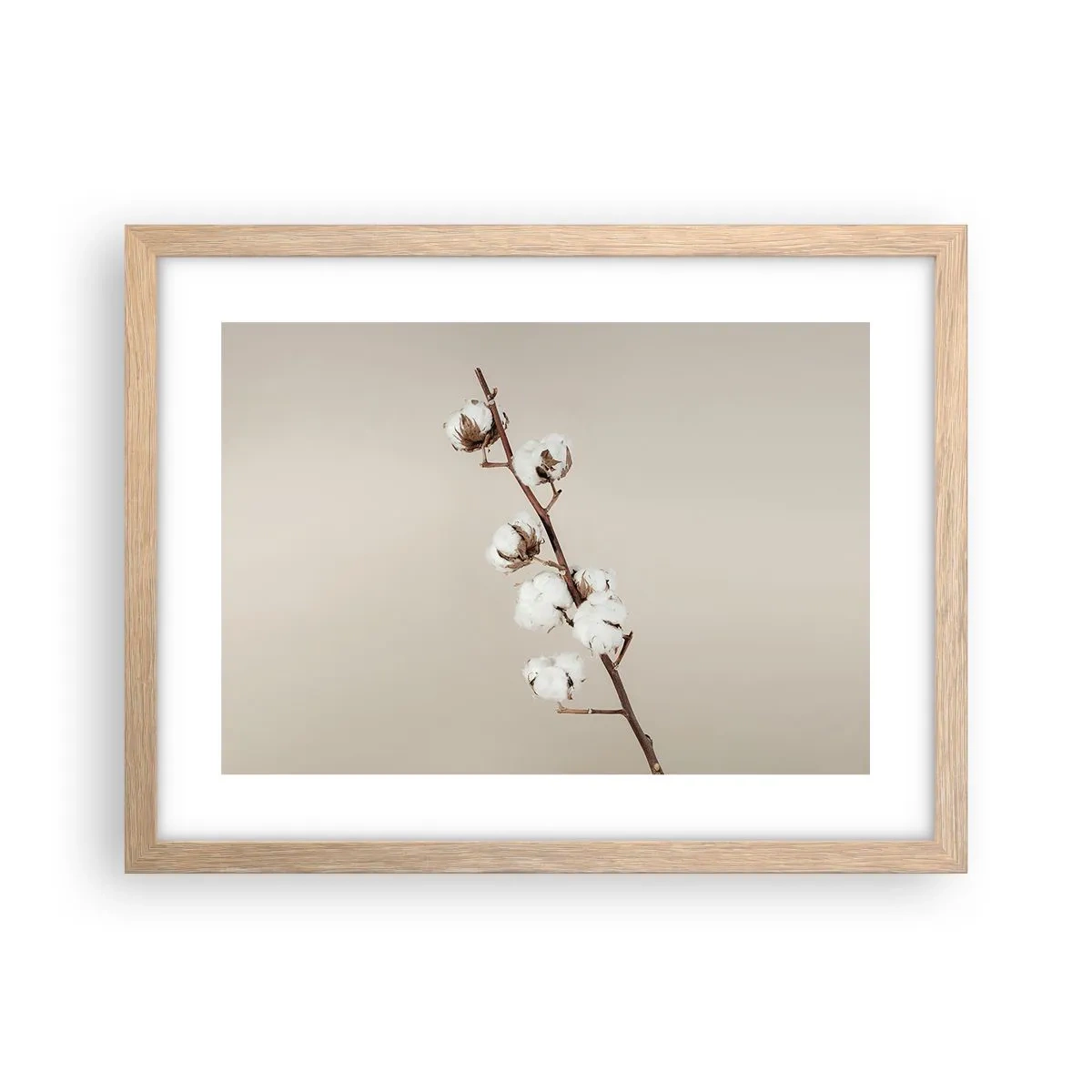 Affiche dans un chêne clair - Poster - A la source de la douceur - 40x30 cm