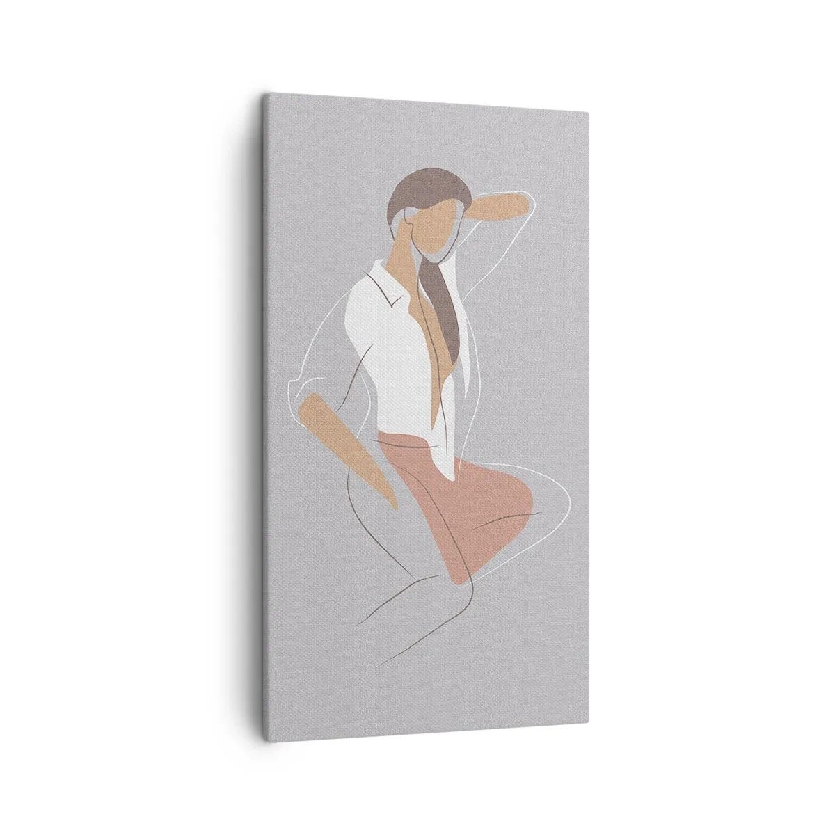 Impression sur toile - Image sur toile - Contour gracieux - 45x80 cm