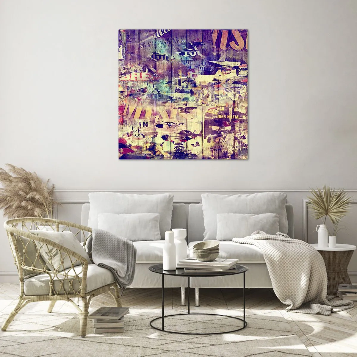 Impression sur verre - Image sur verre - Et c'est tout ce qu'il y a à faire - 60x60 cm