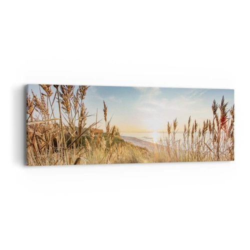 Impression sur toile - Image sur toile - Plage du nord - 90x30 cm